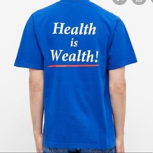 Sporty & Rich Health is Wealth T Shirt NWOT